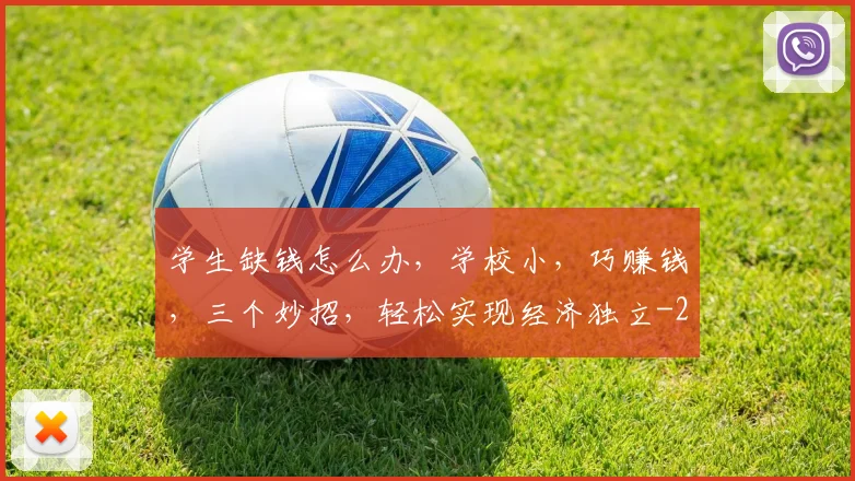 学生缺钱怎么办，学校小，巧赚钱，三个妙招，轻松实现经济独立